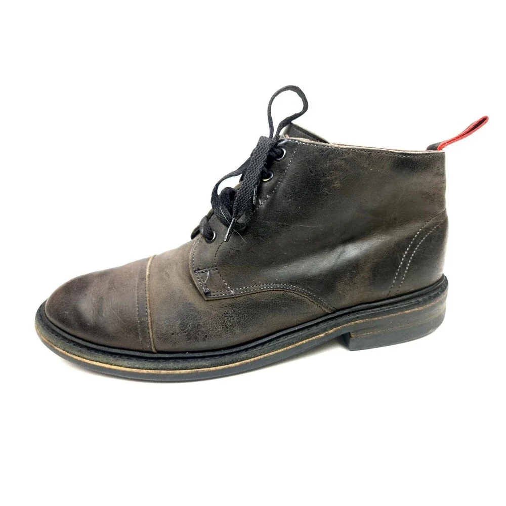 Allen Edmonds Patton Boots Dainite Rubber Soles Men Size 9.5 D